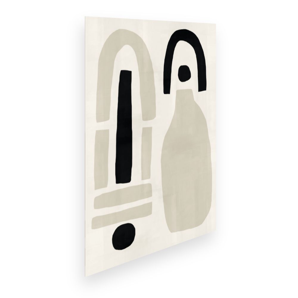 Affiche Formes élégantes abstraites