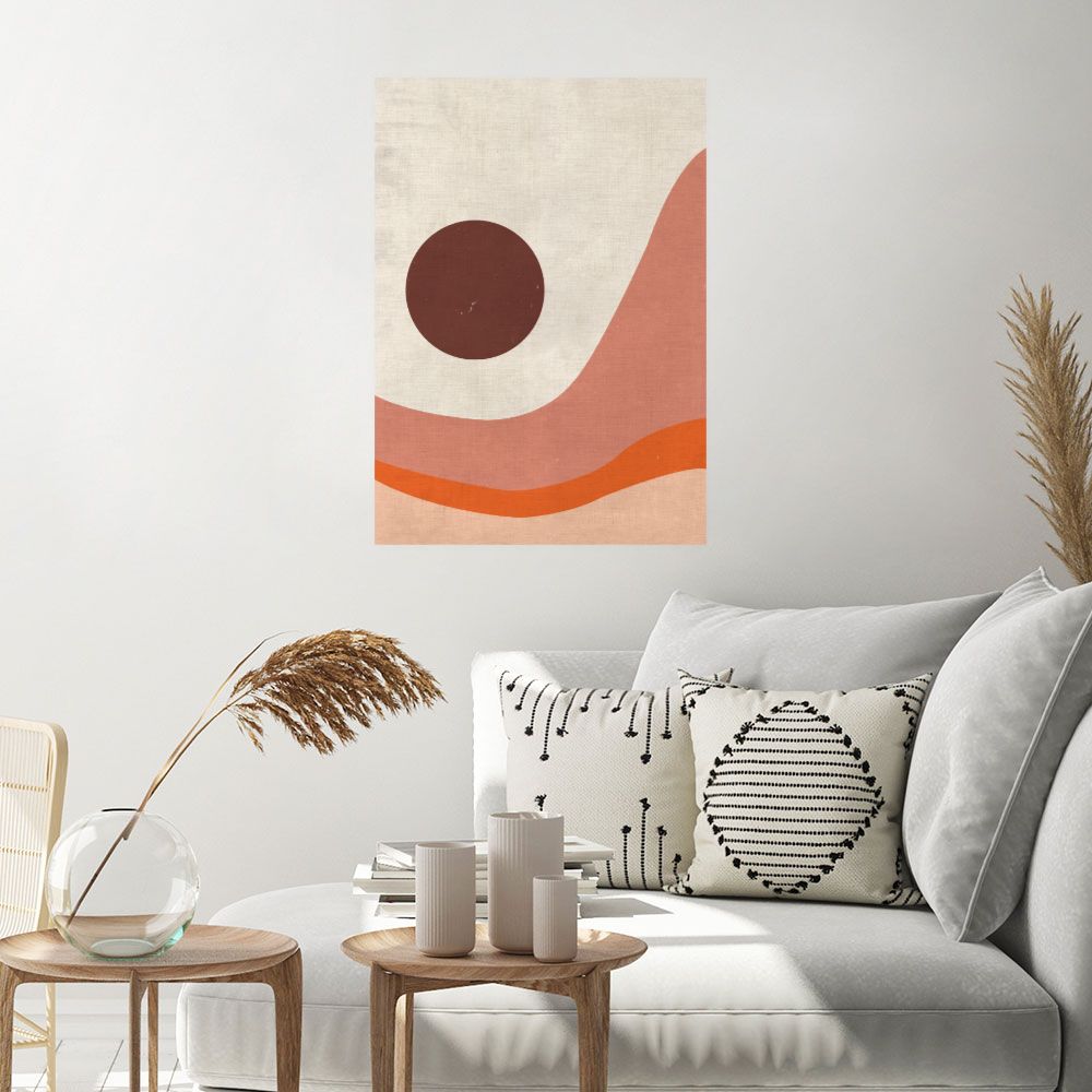 Affiche Formes abstraites élégantes