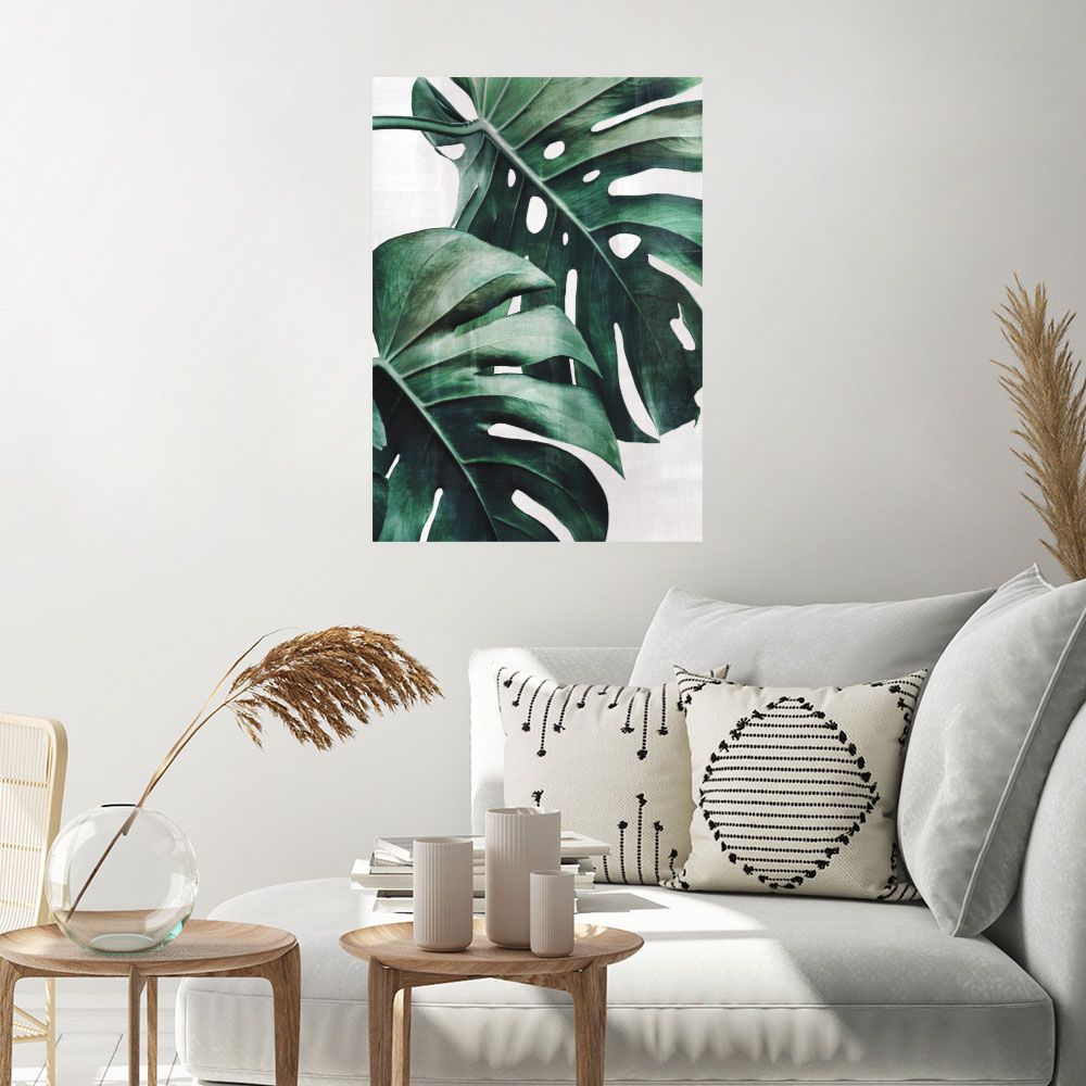 Affiche Feuillage tropical luxueux