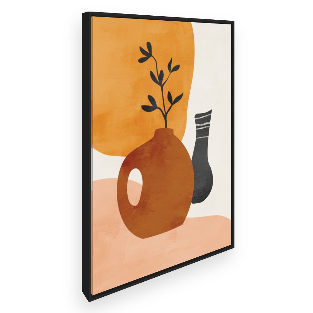 Toile Vases abstraits élégants