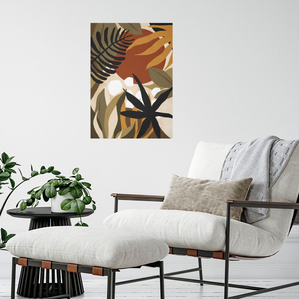Affiche Feuillage exotique