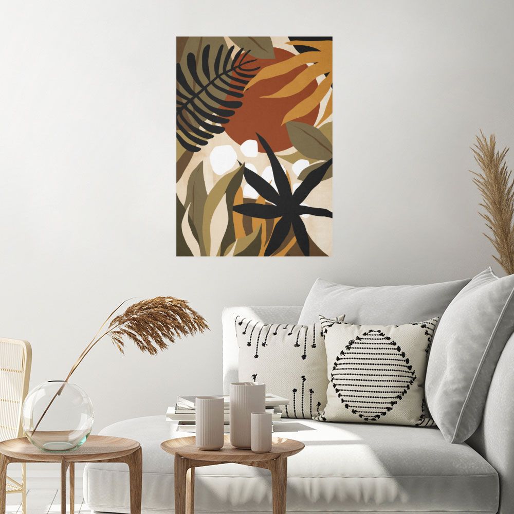 Affiche Feuillage exotique