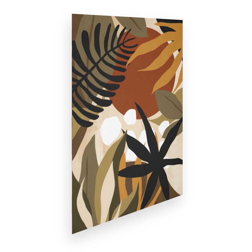 Affiche Feuillage exotique