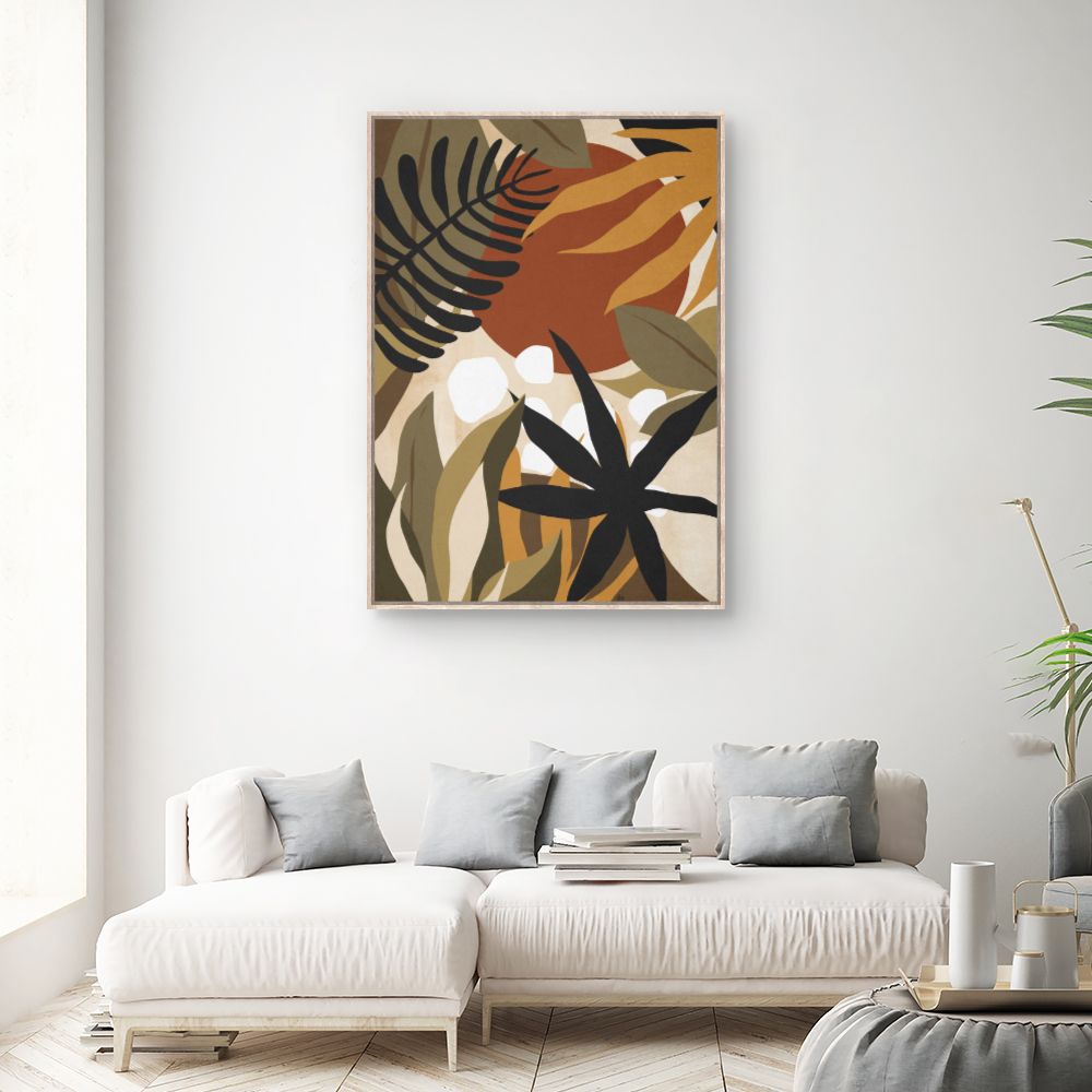 Tableau Feuillage abstrait