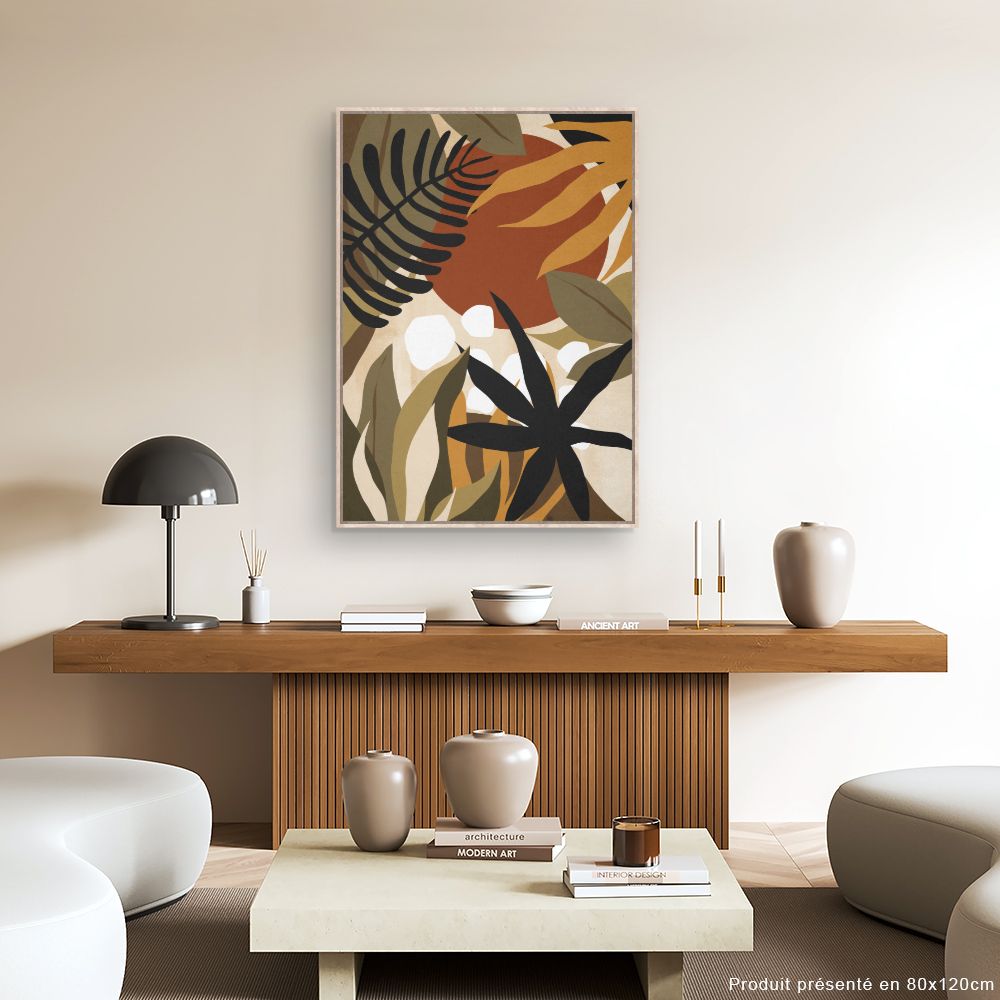 Tableau Feuillage abstrait