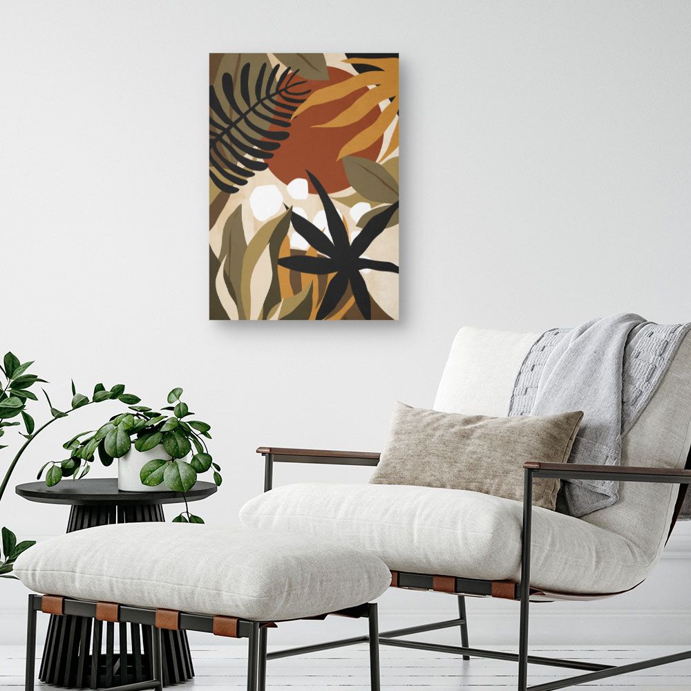 Tableau Feuillage abstrait