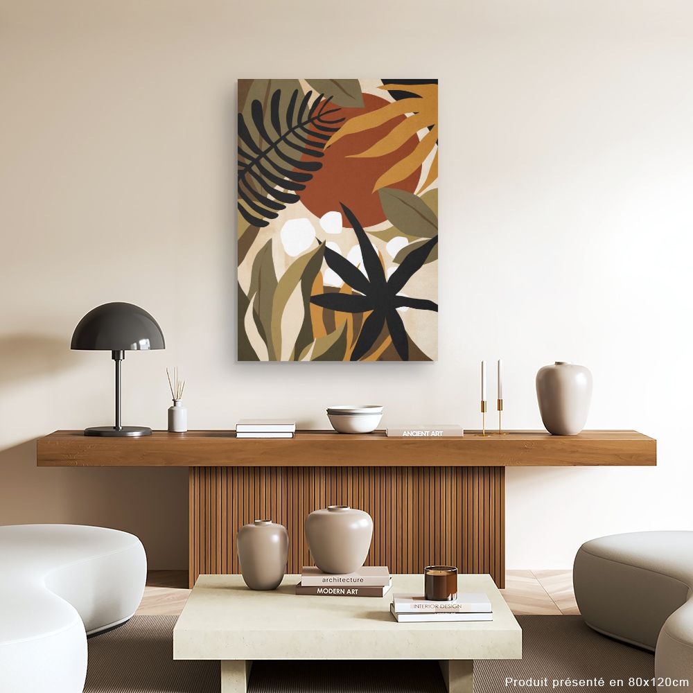 Tableau Feuillage abstrait