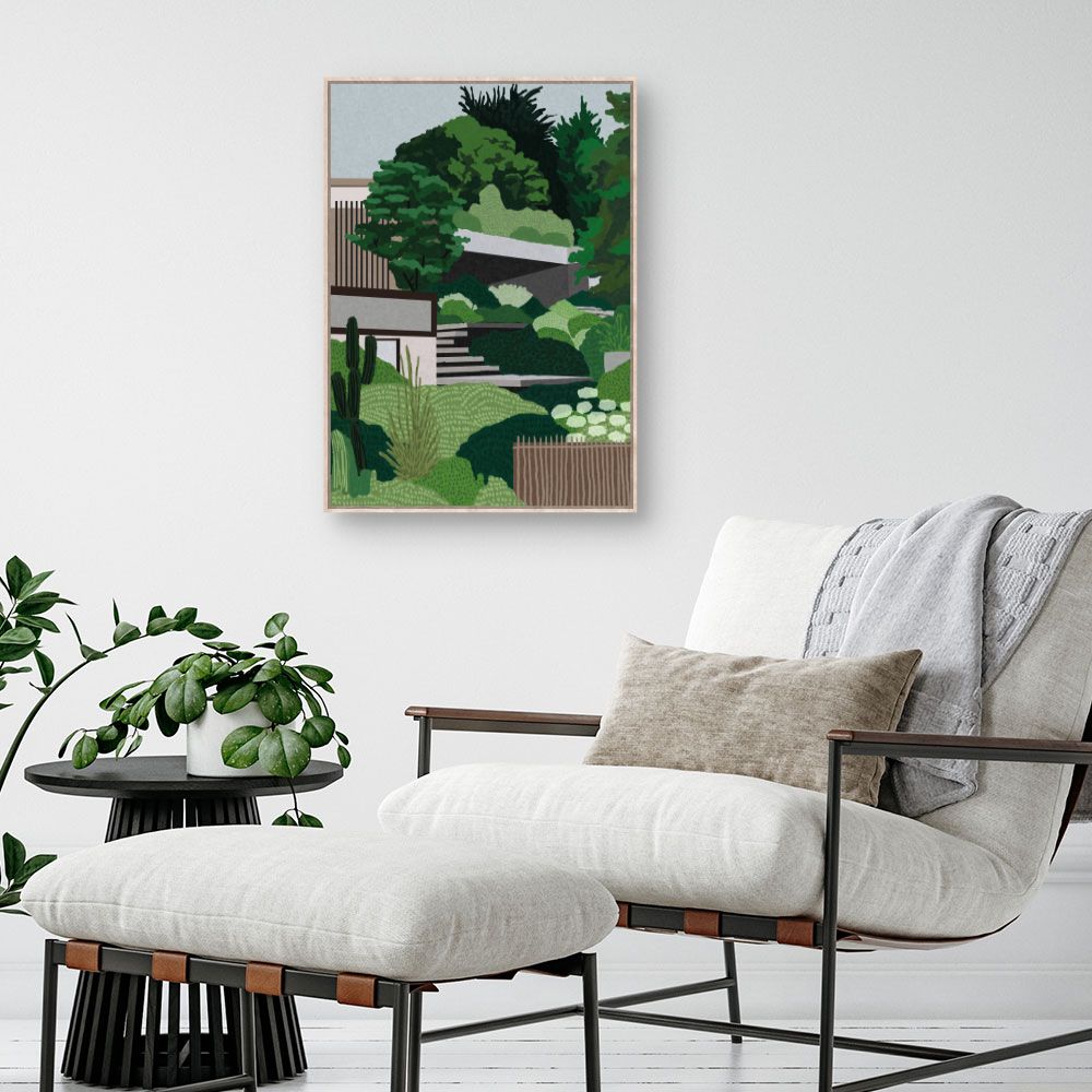 Tableau Jardin moderne
