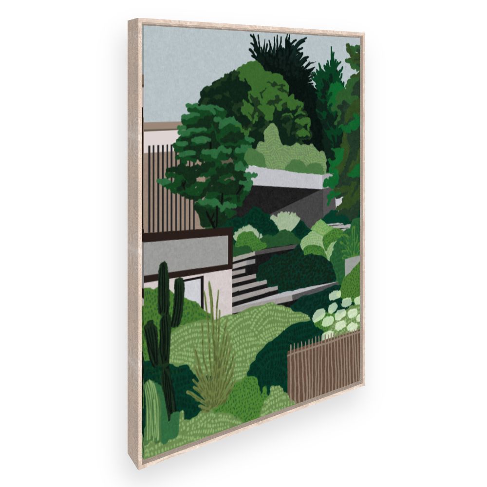 Toile Jardin moderne