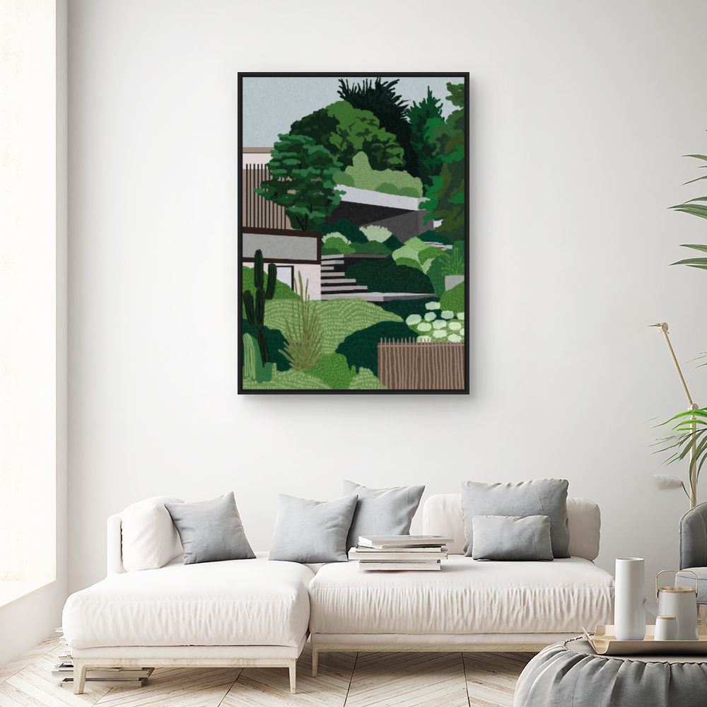 Tableau Jardin moderne