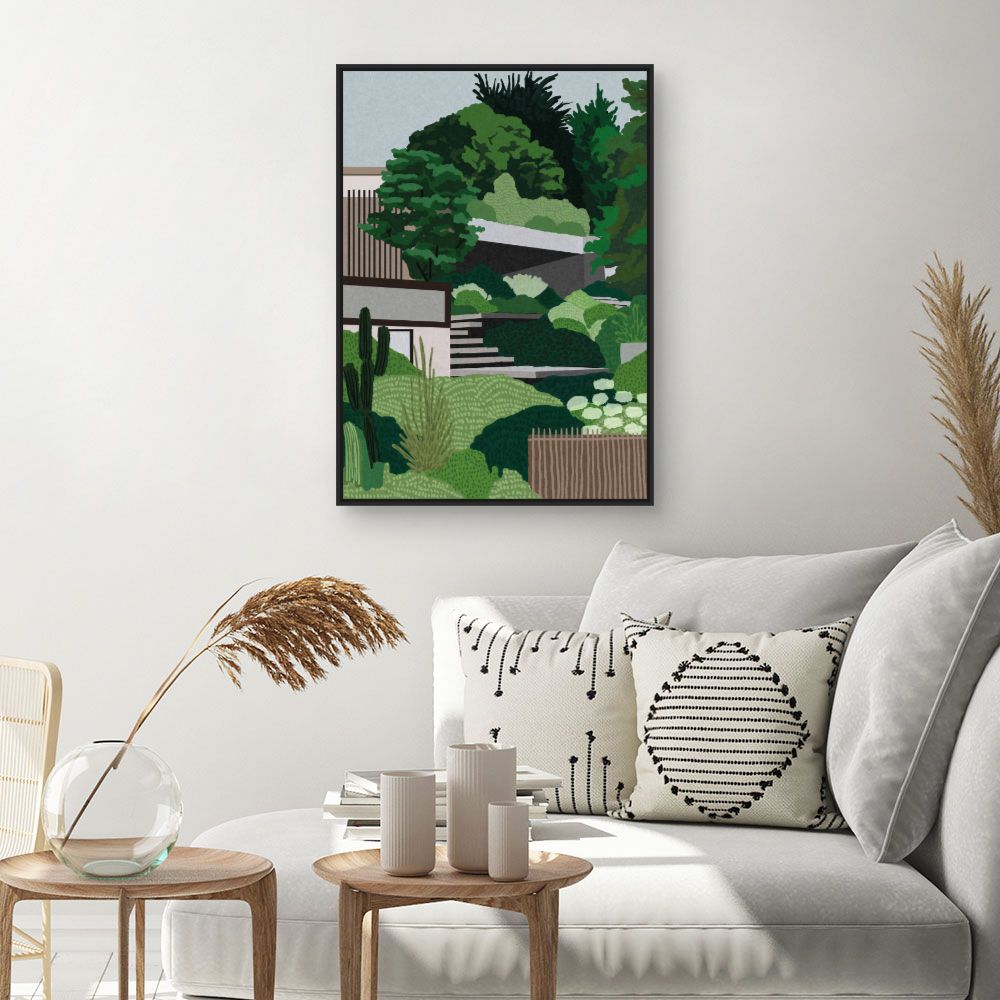 Tableau Jardin moderne