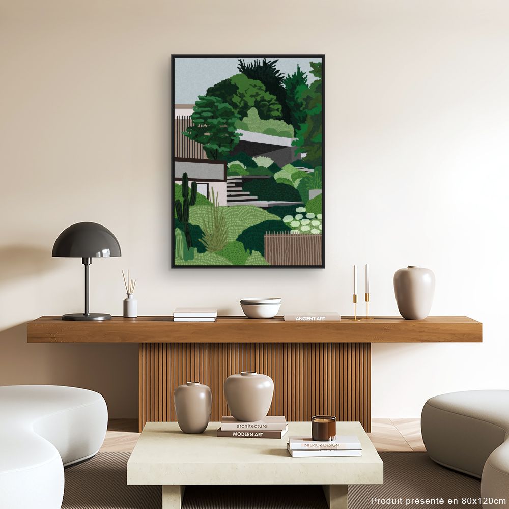 Tableau Jardin moderne