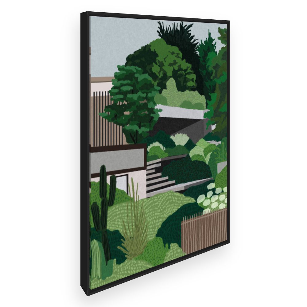 Toile Jardin moderne