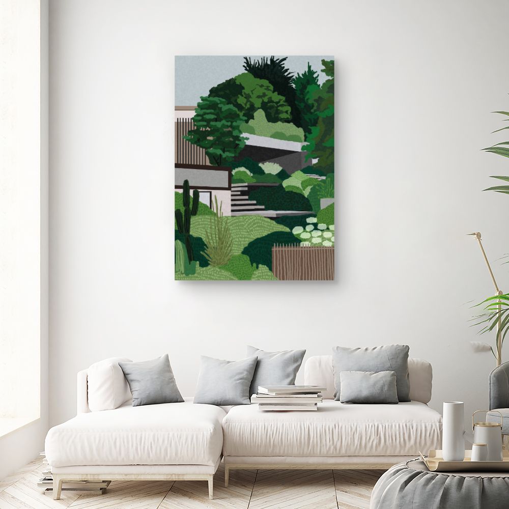 Tableau Jardin moderne