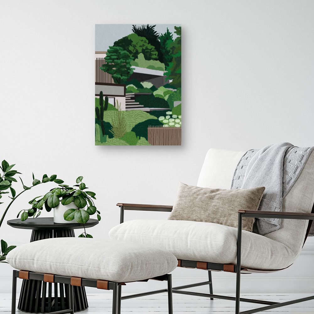 Tableau Jardin moderne