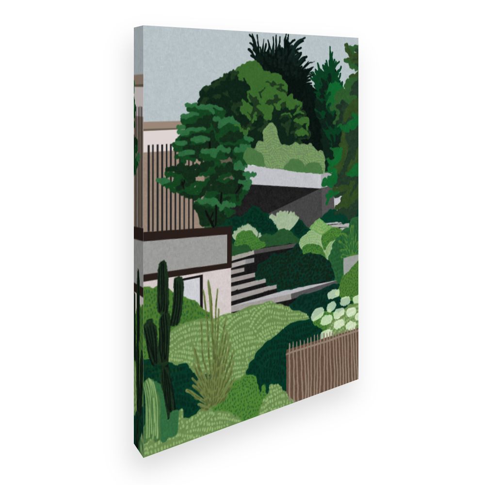 Toile Jardin moderne