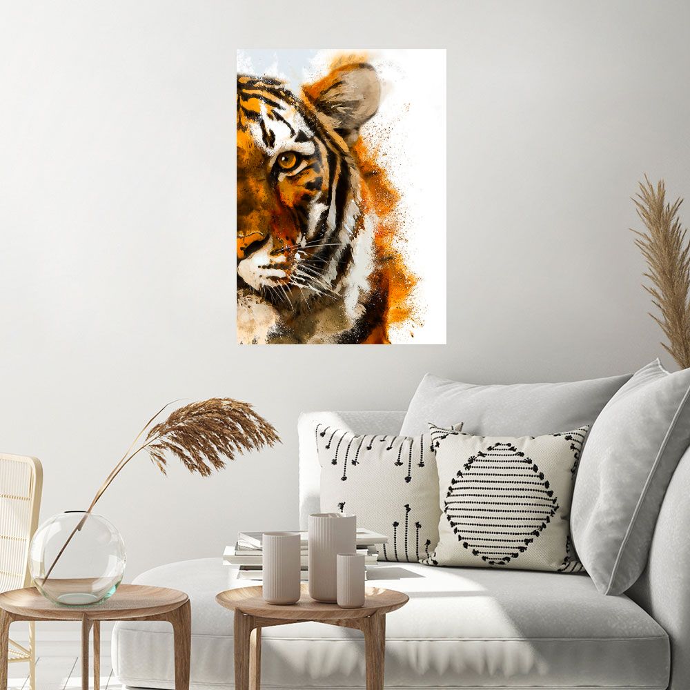 Affiche Tigre majestueux
