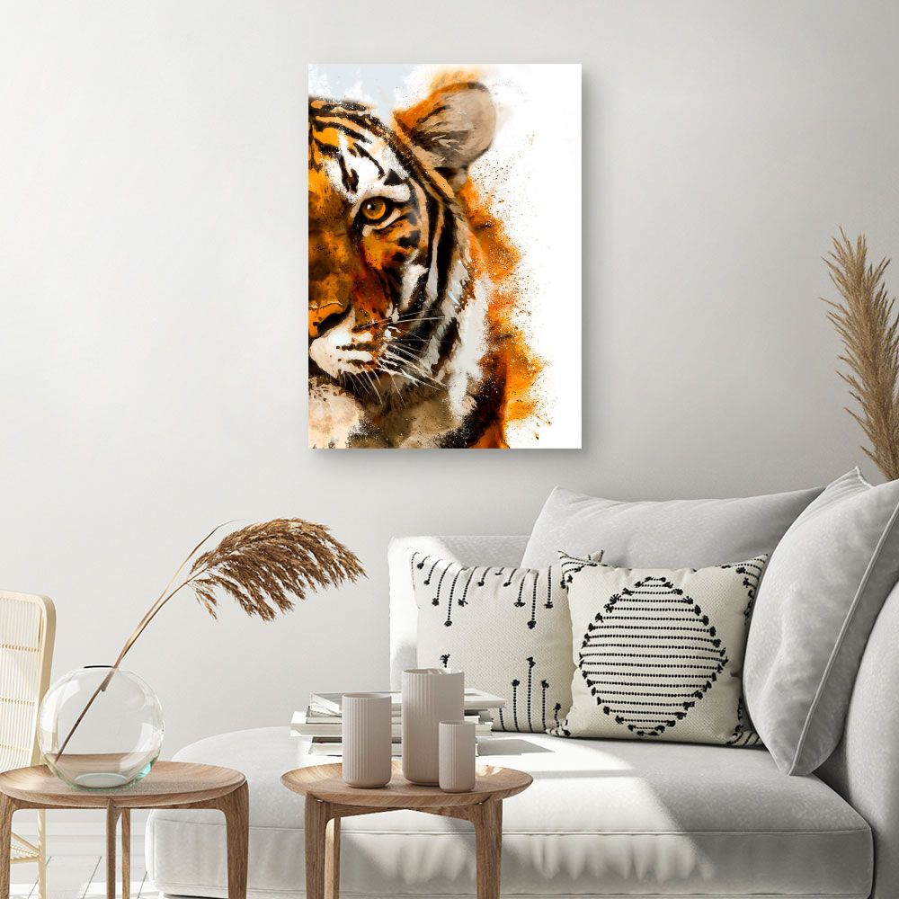 Tableau Tigre majestueux