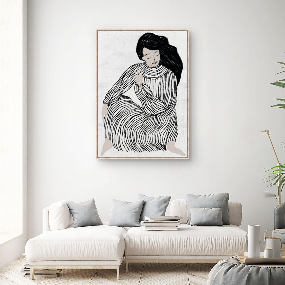 Tableau Silhouette élégante