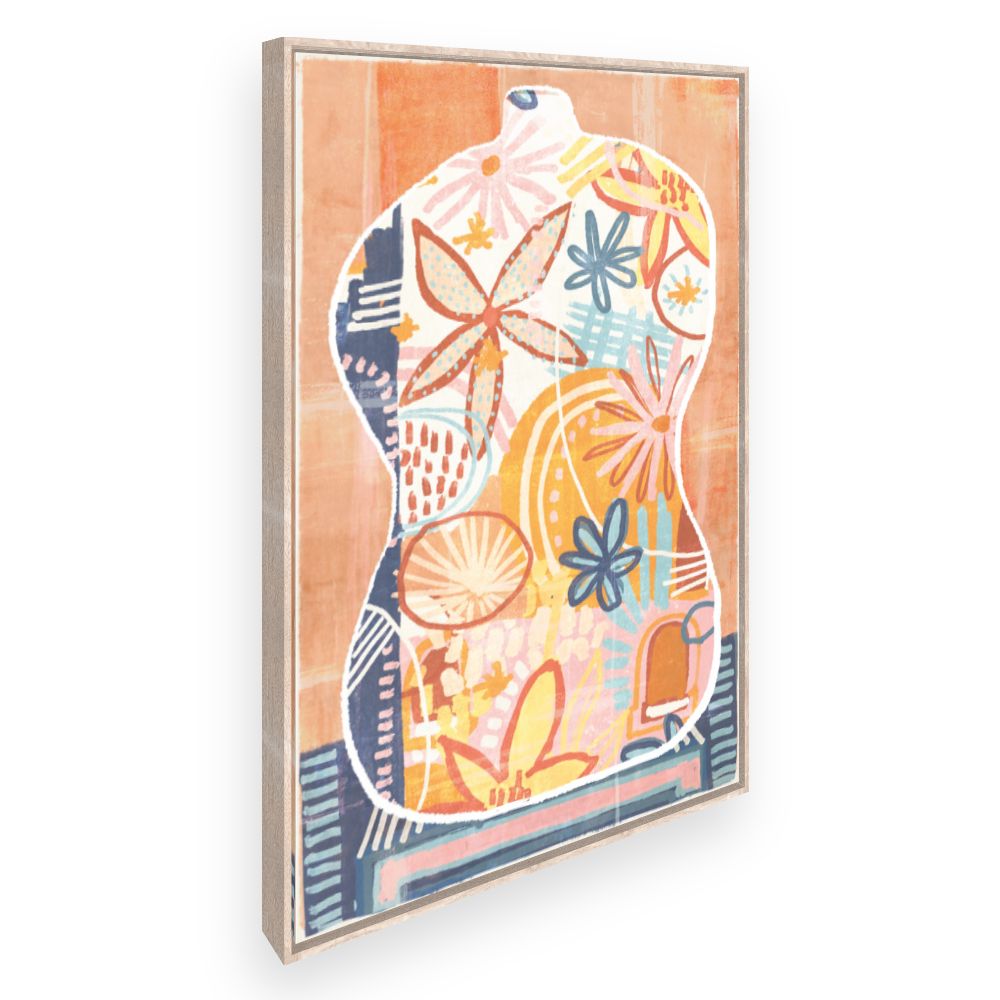 Toile Fleurs abstraites