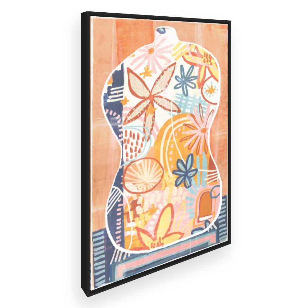 Toile Fleurs abstraites