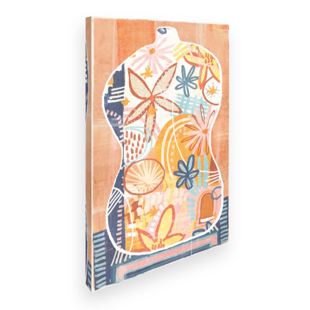 Toile Fleurs abstraites