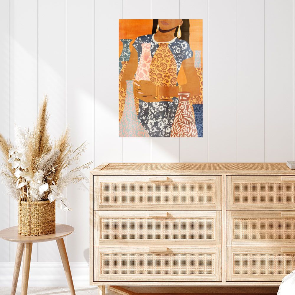 Affiche Élégance florale vibrante