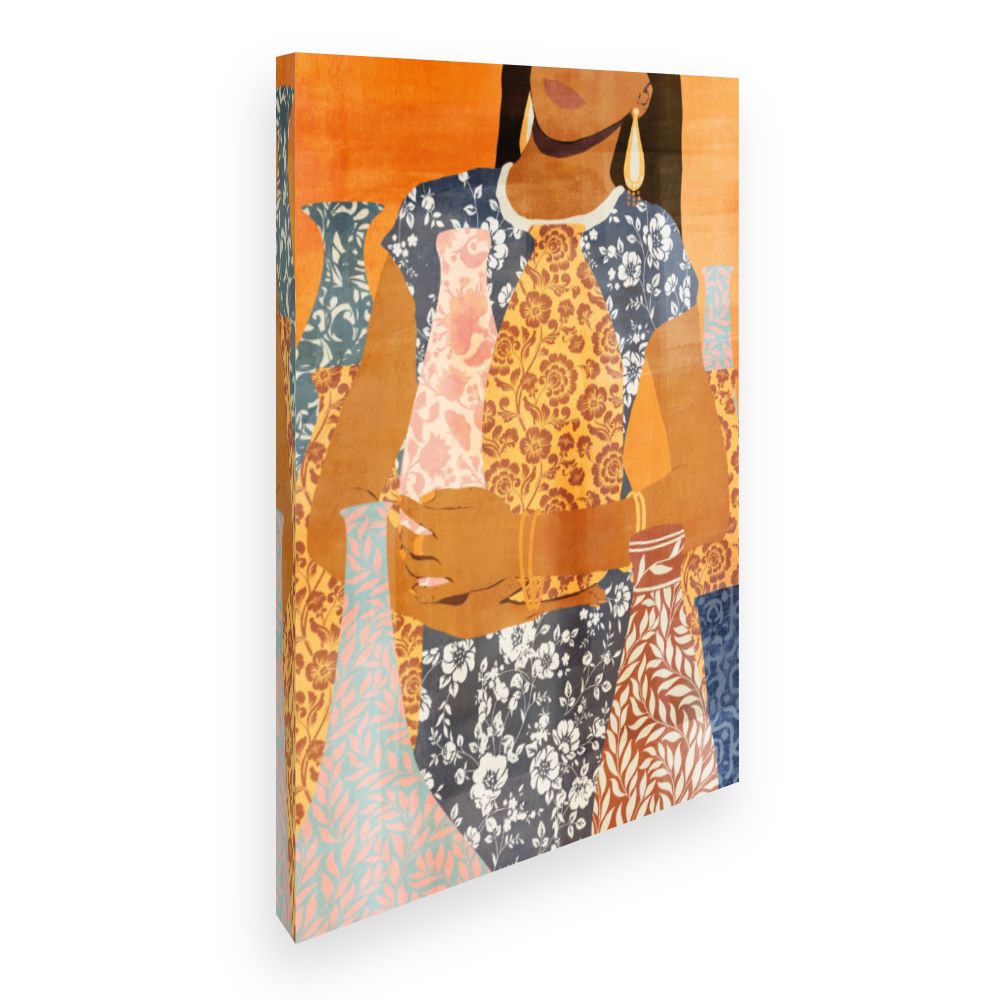 Toile Élégance florale