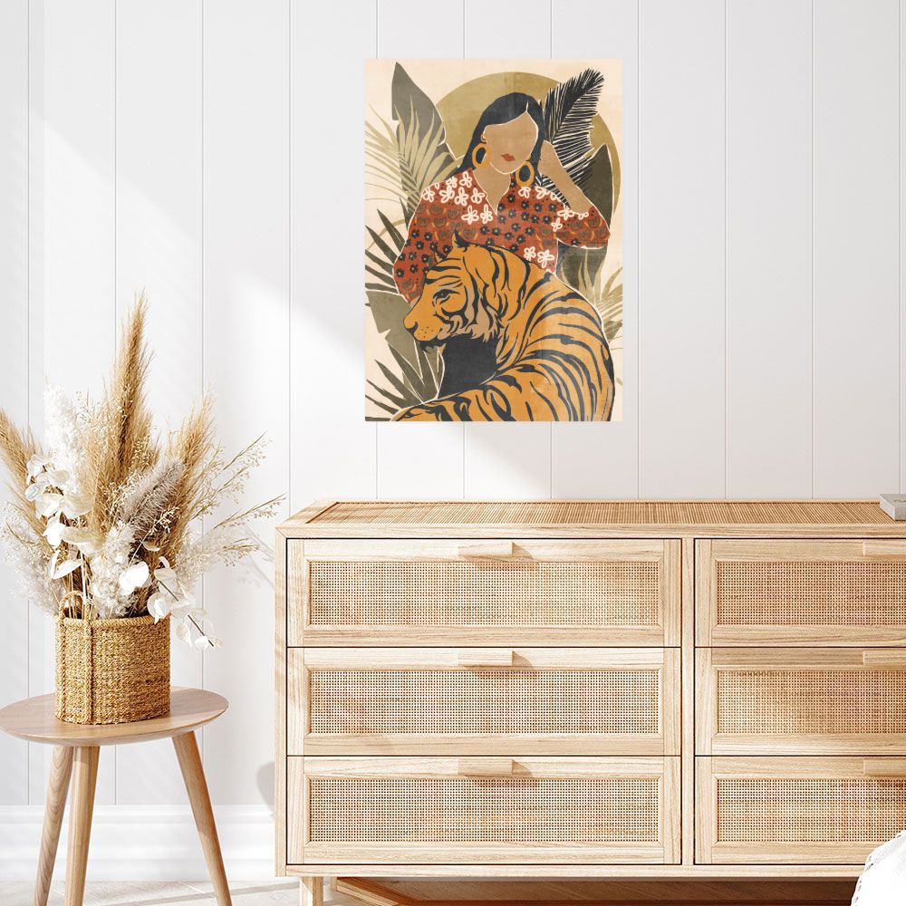 Affiche Élégance exotique