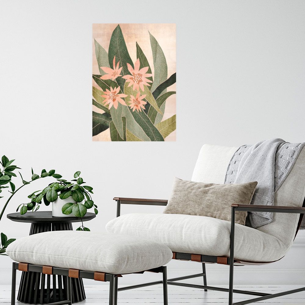 Affiche Fleurs exotiques élégantes