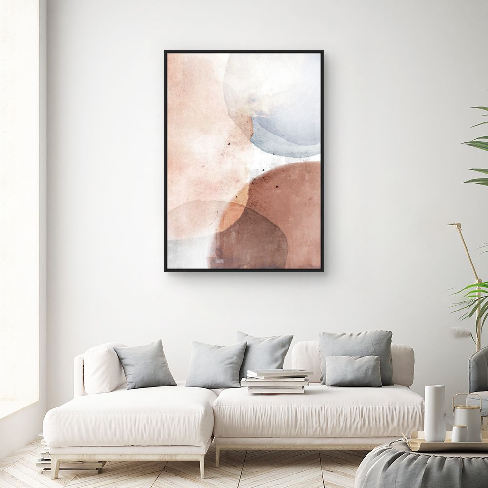 Tableau Douce harmonie abstraite