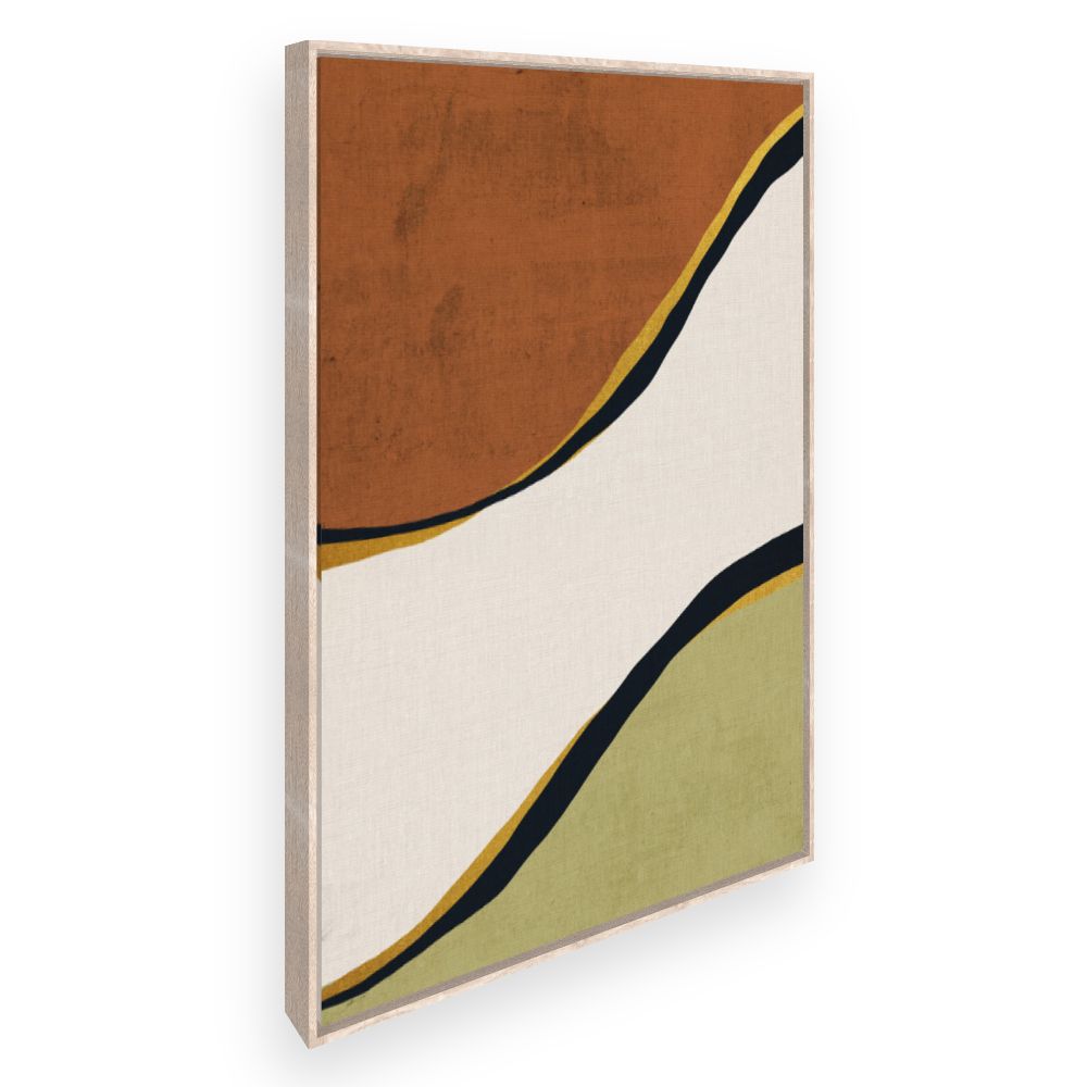 Toile Ondes terreuses