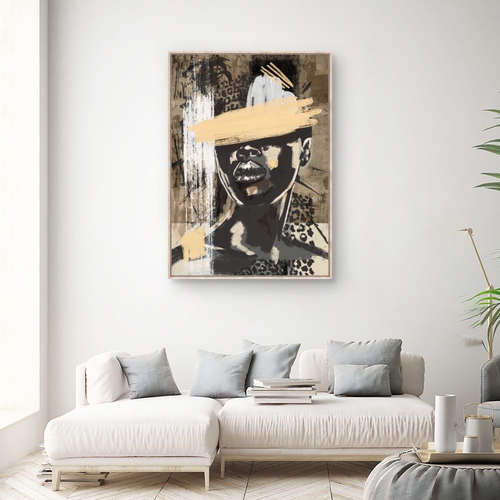 Tableau Portrait abstrait moderne