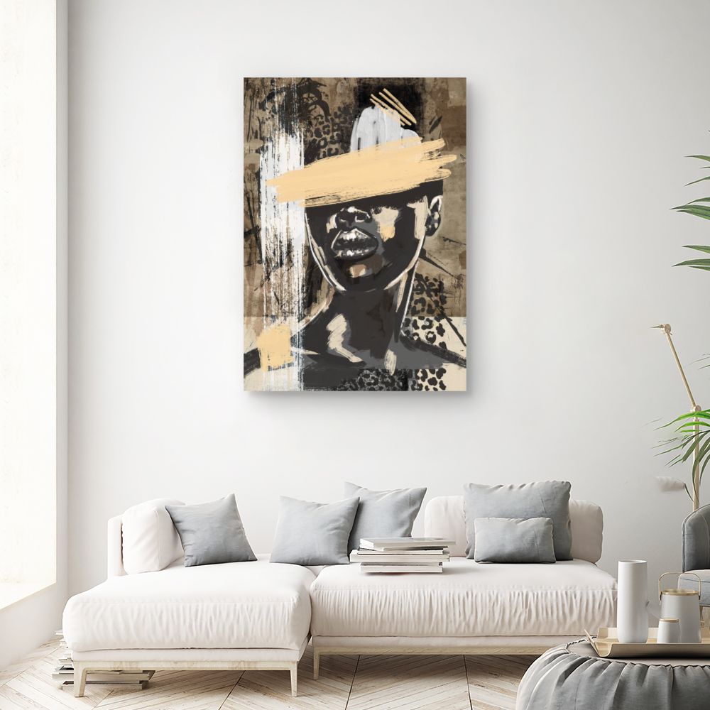 Tableau Portrait abstrait moderne