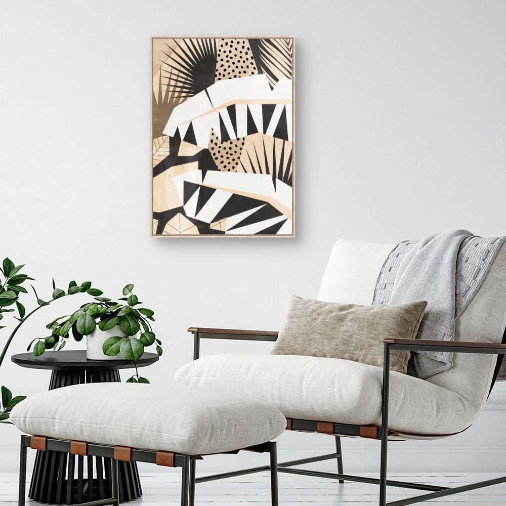 Tableau Feuilles abstraites modernes