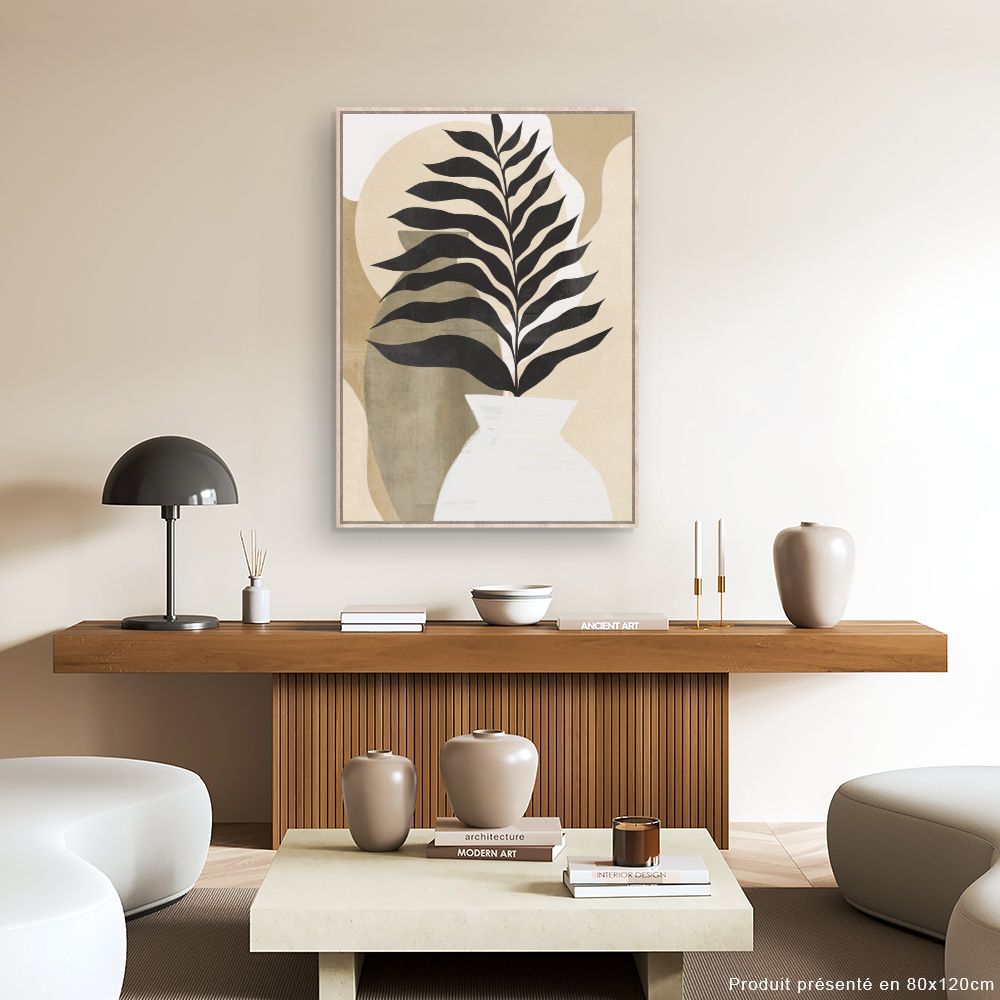 Tableau Feuille élégante