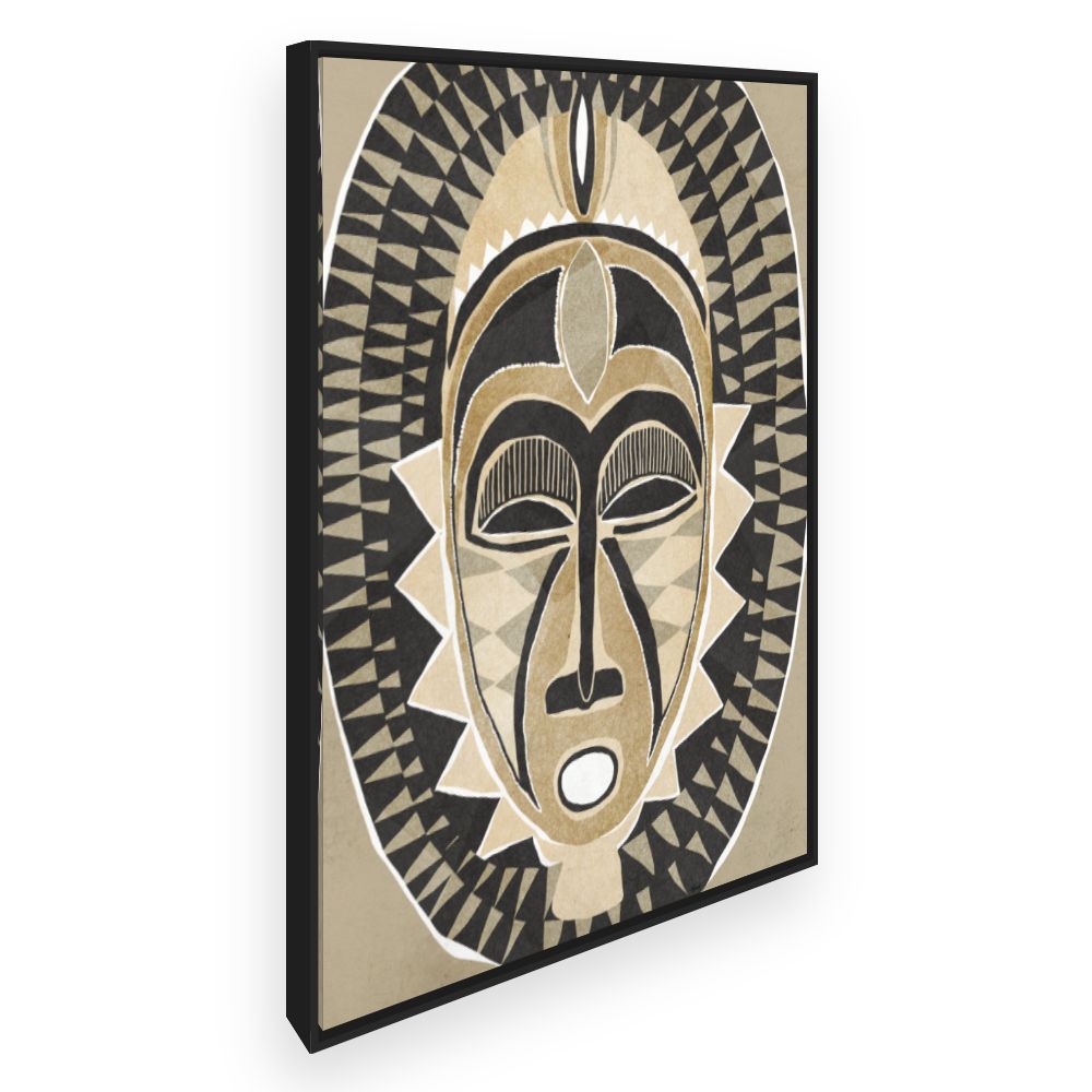 Toile Masque tribal fascinant