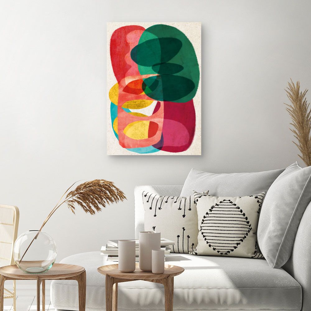 Tableau Formes abstraites vives