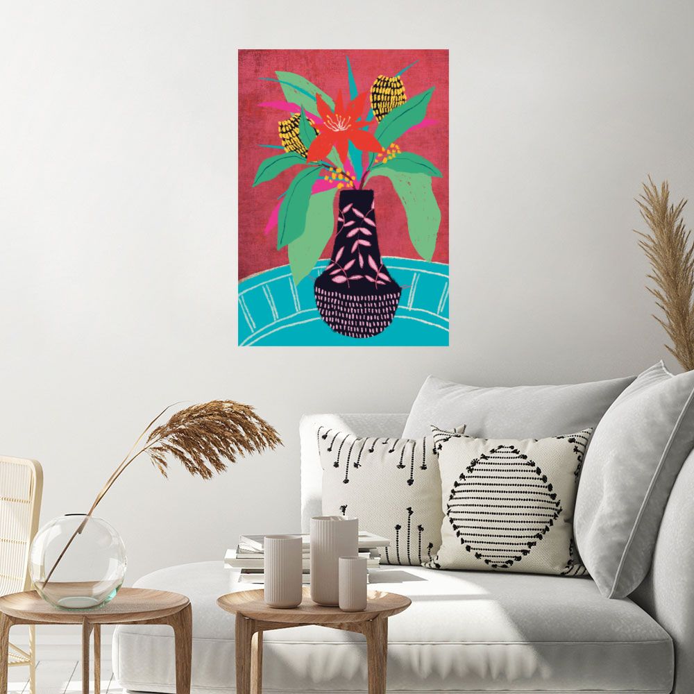Affiche Fleurs vibrantes