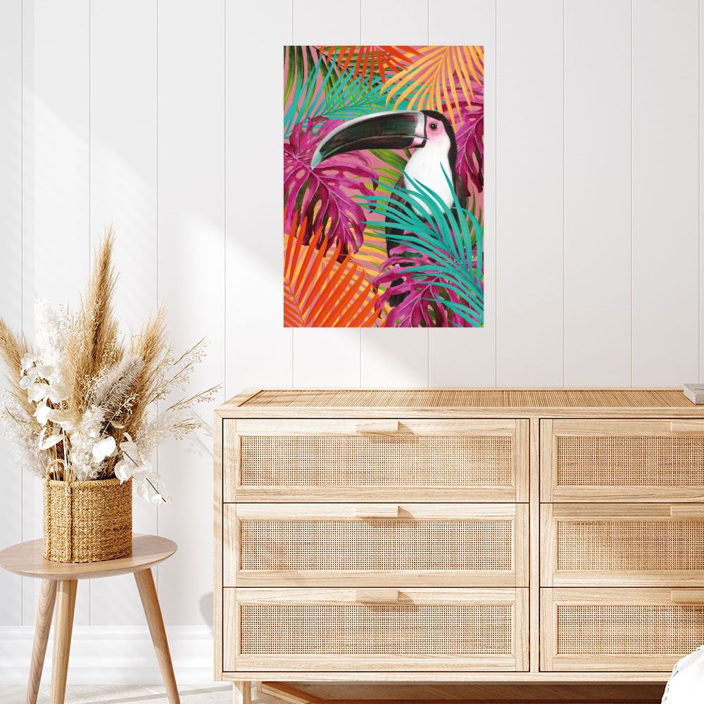 Affiche Toucan vibrant