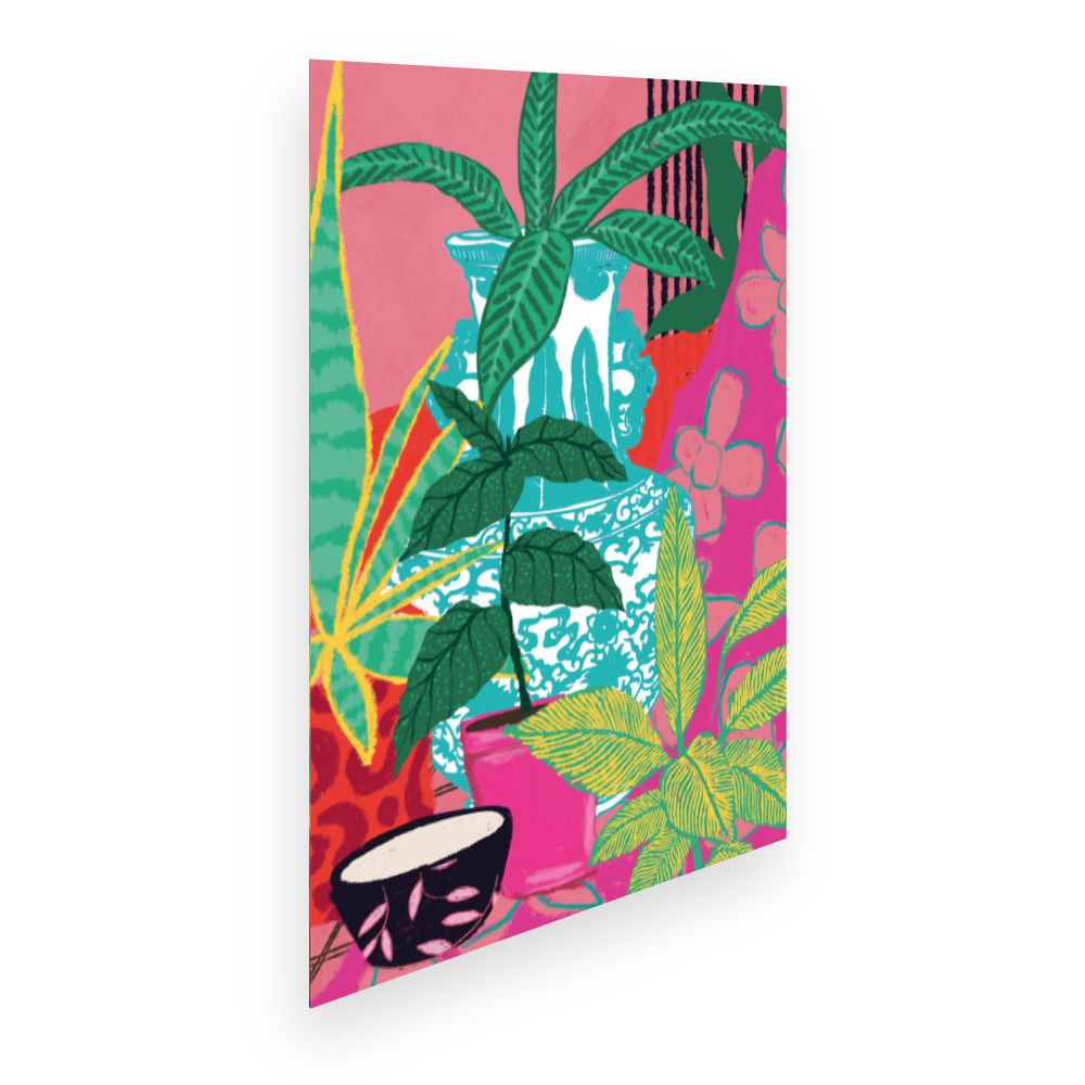 Affiche Plantes exotiques vibrantes