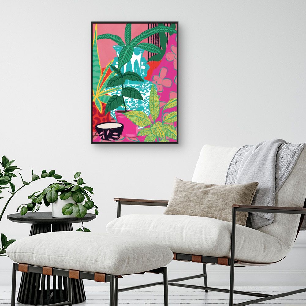 Tableau Jardin exotique