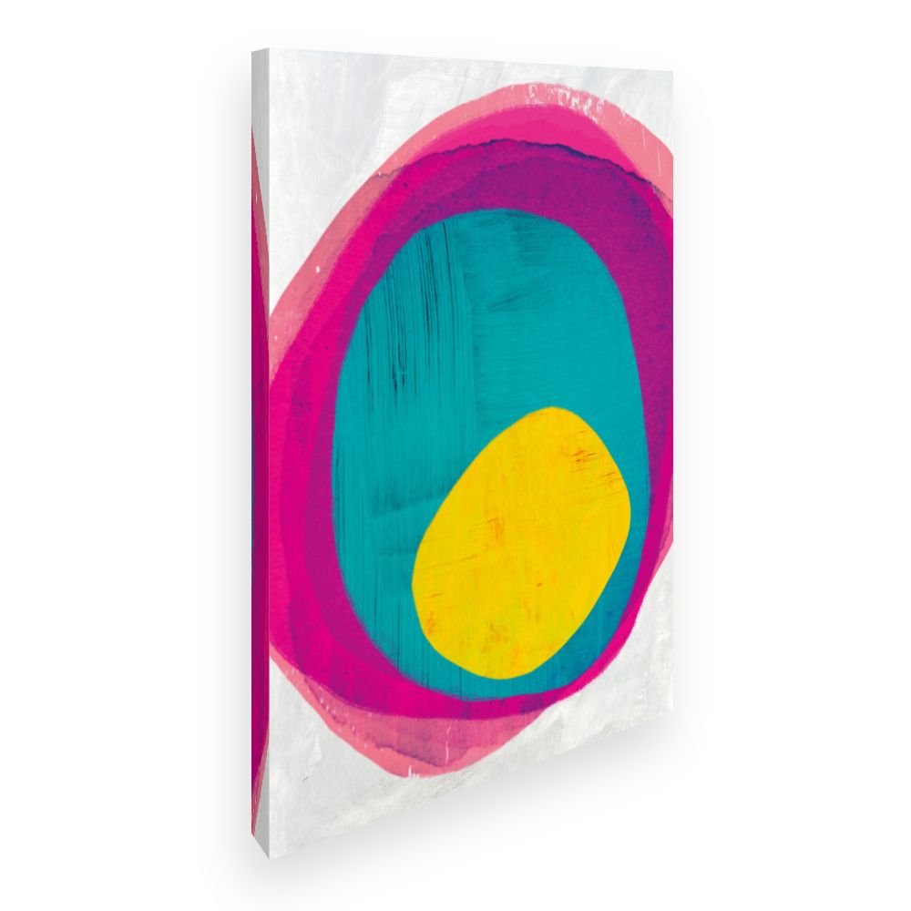 Toile Cercles vibrants