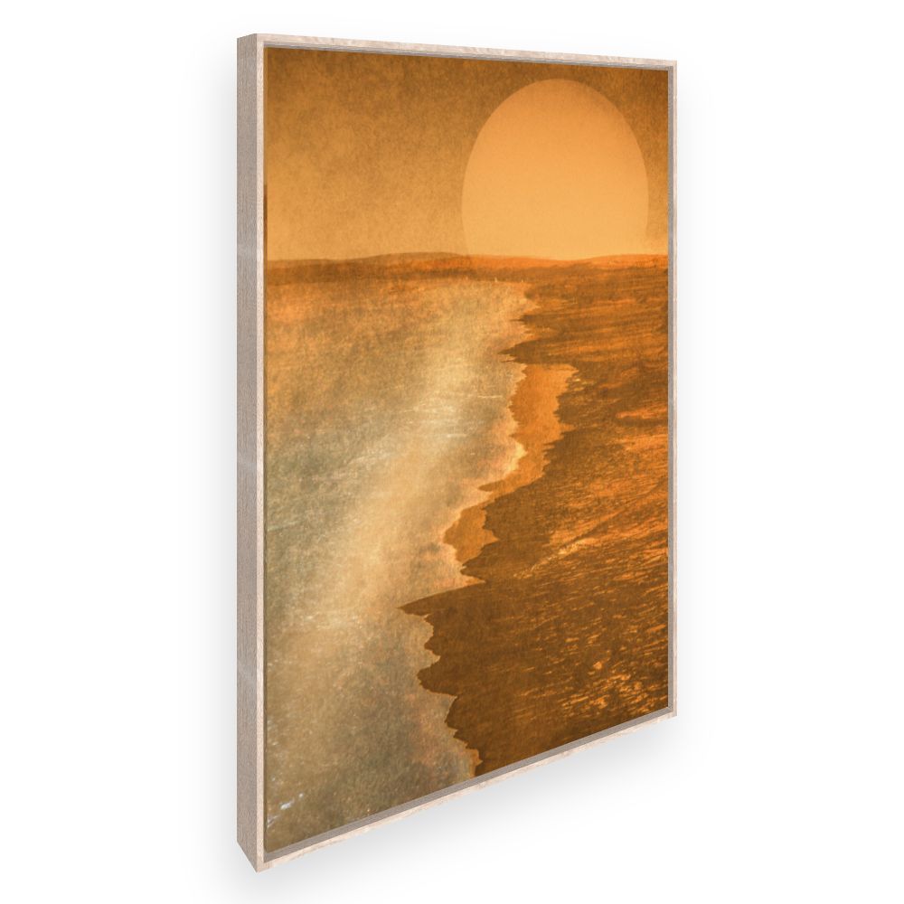 Toile Paysage solaire captivant