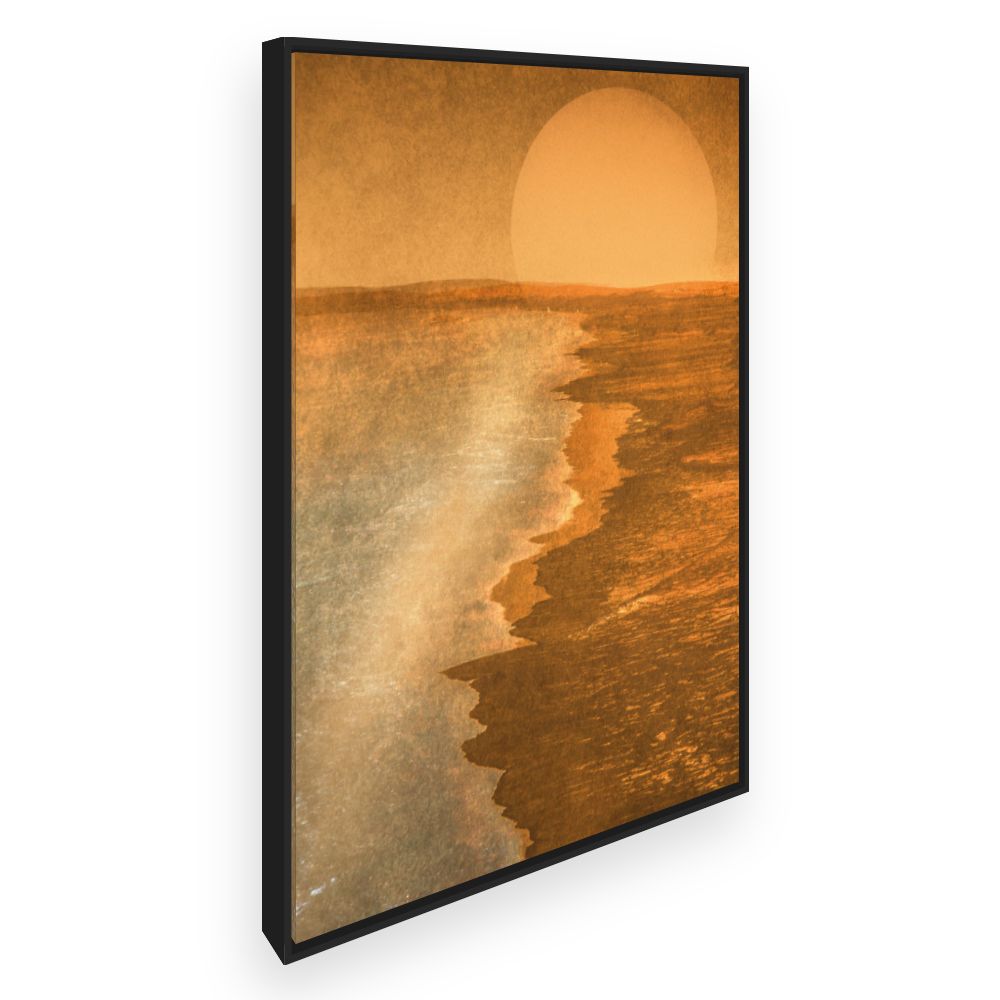 Toile Paysage solaire captivant