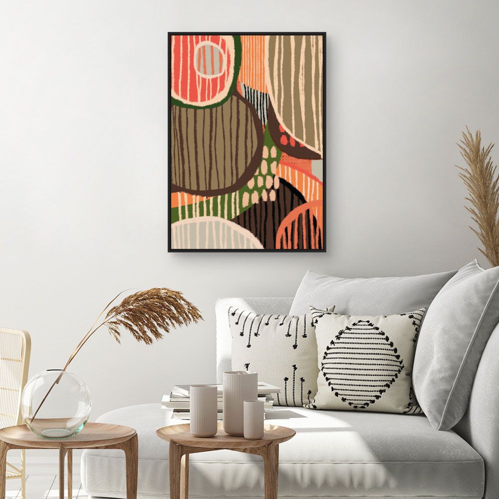 Tableau Formes organiques stylisées