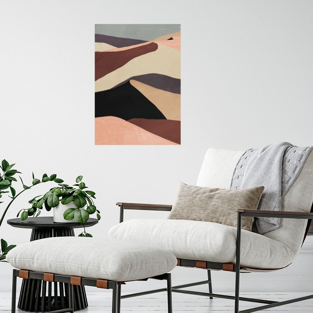 Affiche Collines abstraites