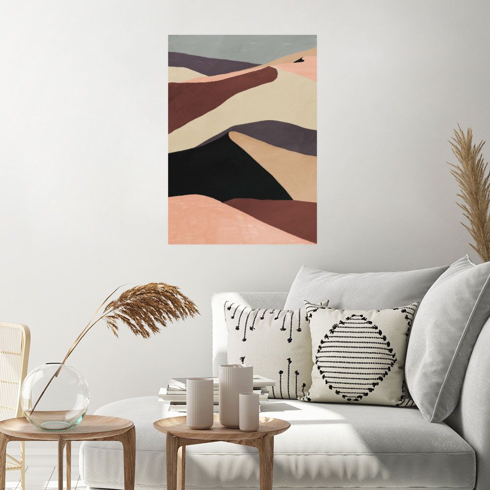 Affiche Collines abstraites