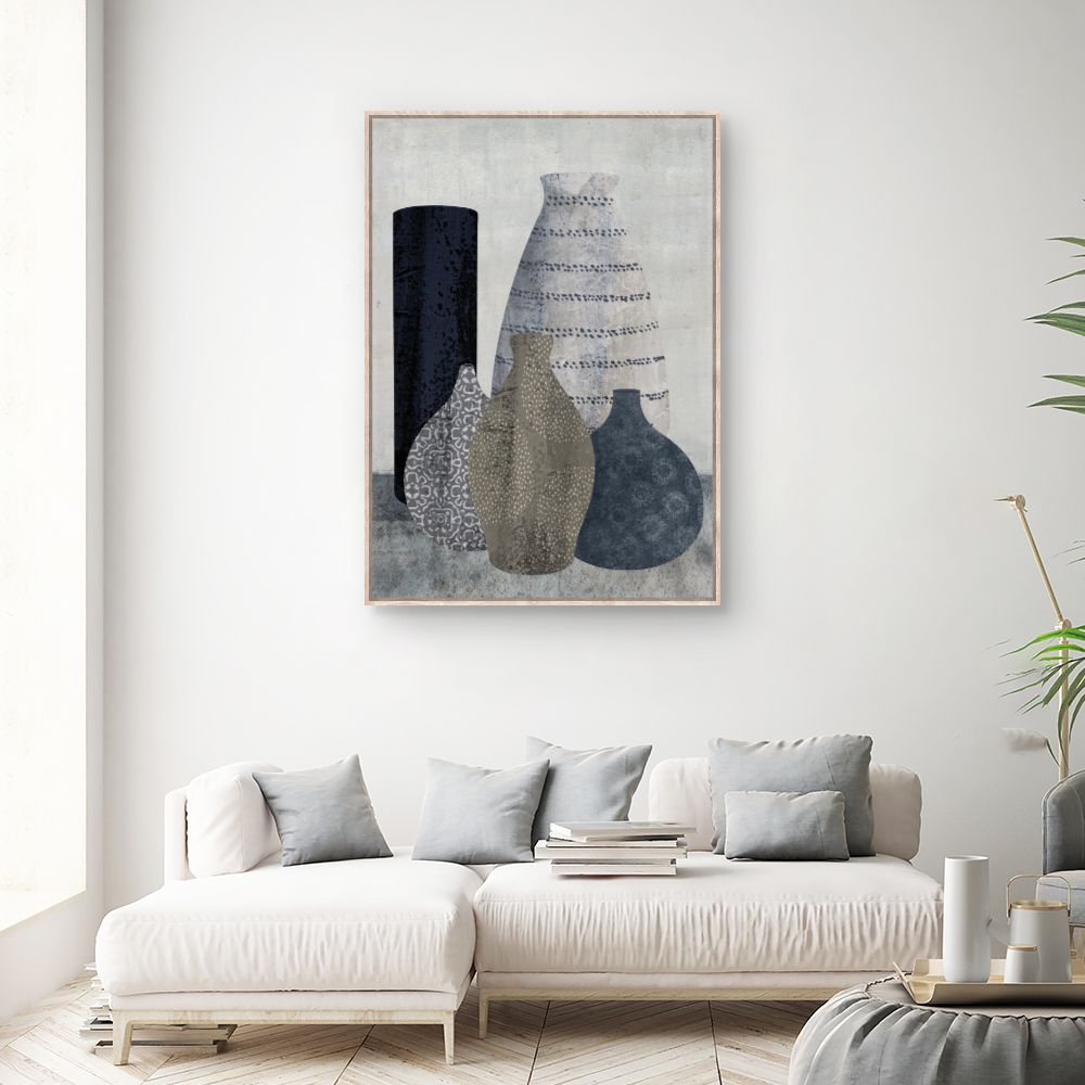 Schilderij Elegante vazen