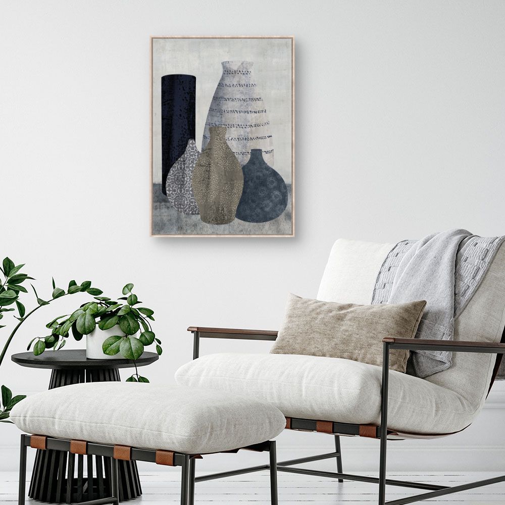 Schilderij Elegante vazen